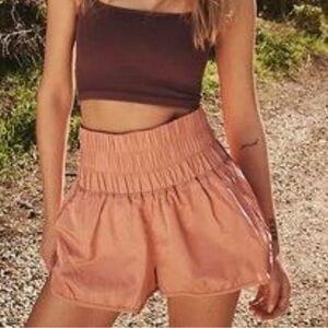 Free People Movement Apricot The Way Home Women's Shorts
